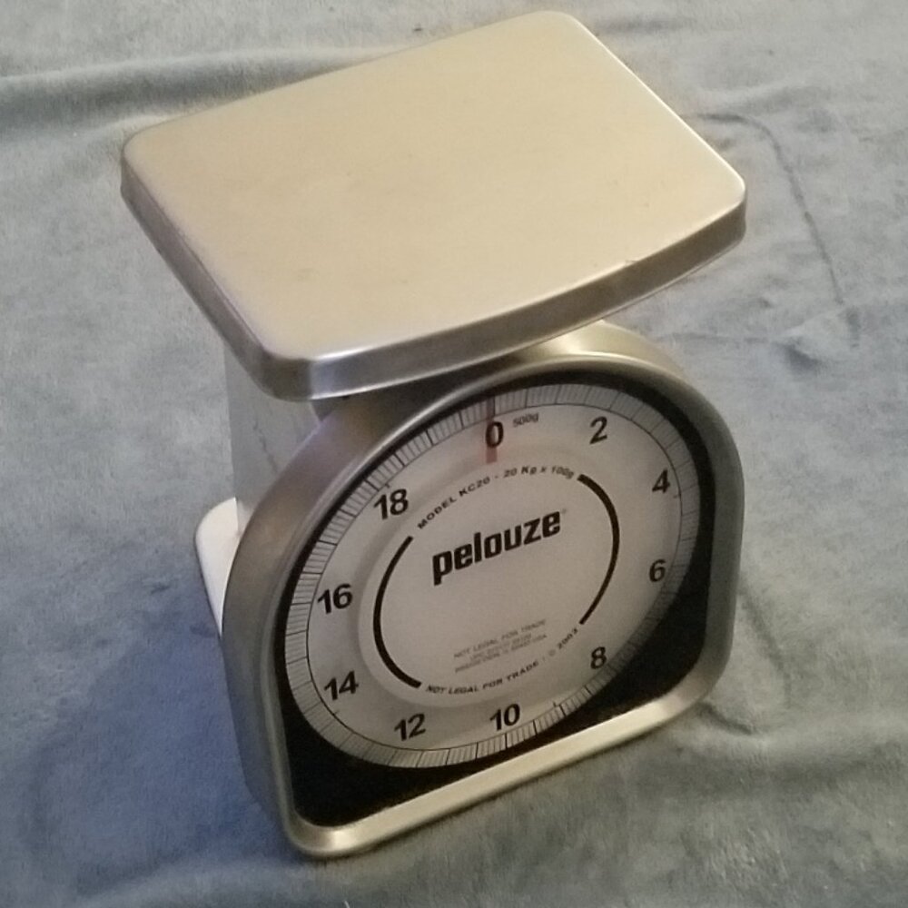 PELOUZE manual kitchen weigh scale 20KG Model KC20 2002
